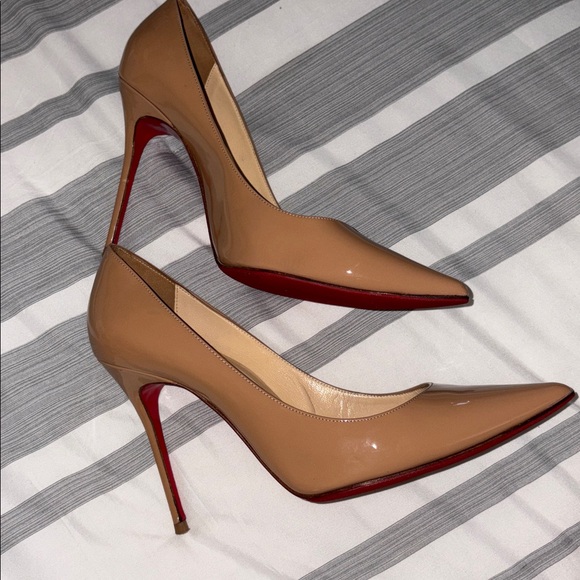 Christian Louboutin red bottom nude heel - Picture 5 of 8